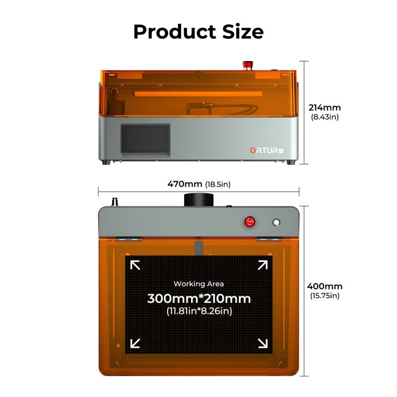 Ortur R2 Smart Laser Engraver 1.3W IR/10W/20W