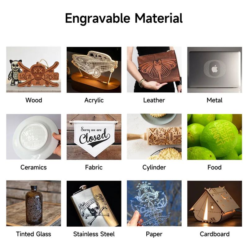 Ortur LM2 S2 Laser Engraving & Cutting Machine 5,000mm/min (1.6W/5W/10W)