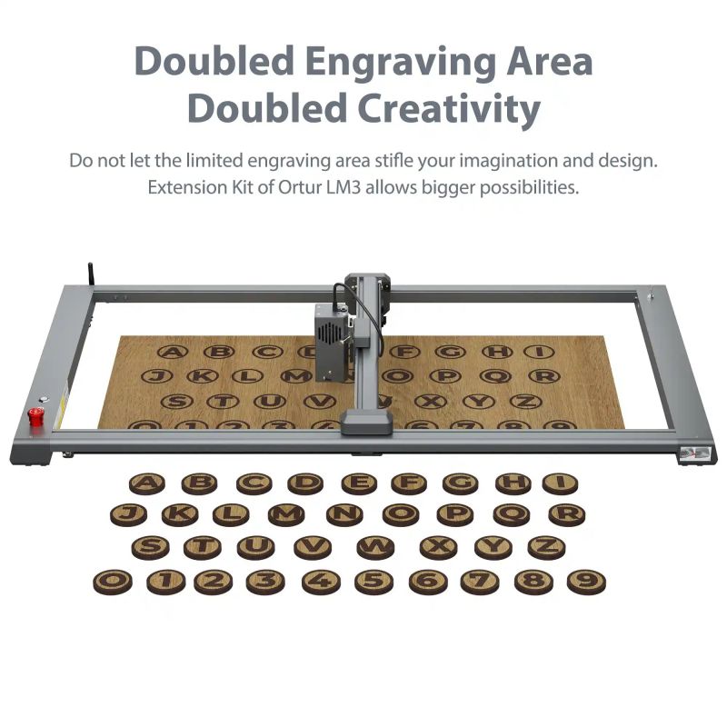 Kit d'extension Ortur pour Laser Master 3 (ETK2.0)