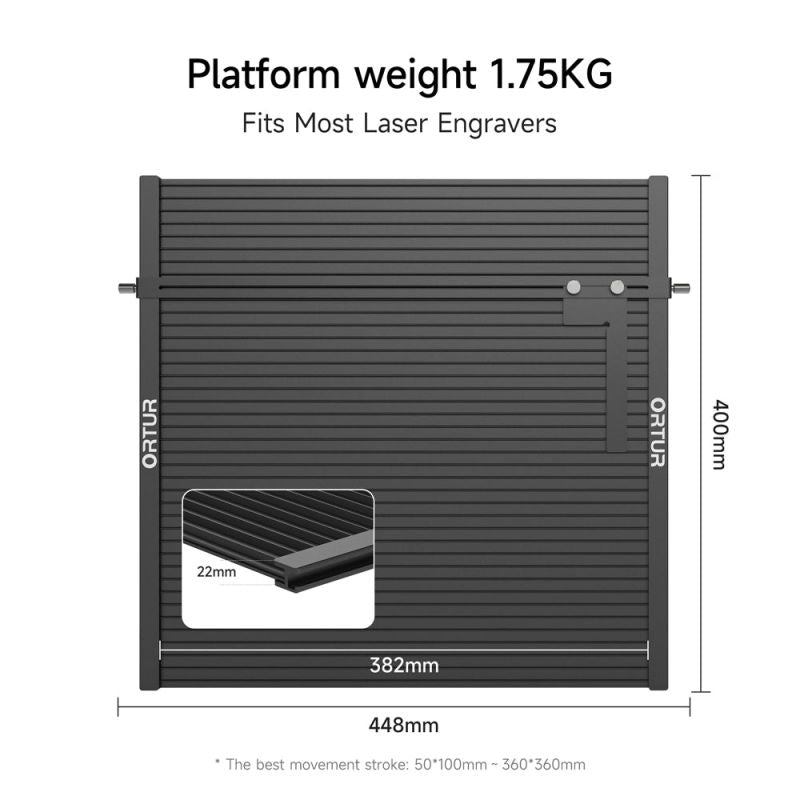 Ortur Laser Engraving Platform for Ortur Laser Engraver (LEP1.0)