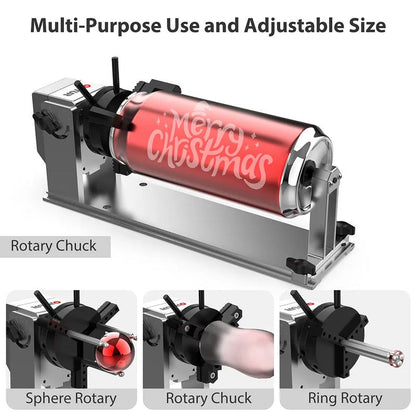 Ortur Y-axis Rotary Chuck for Laser Engraver (YRC1.0)
