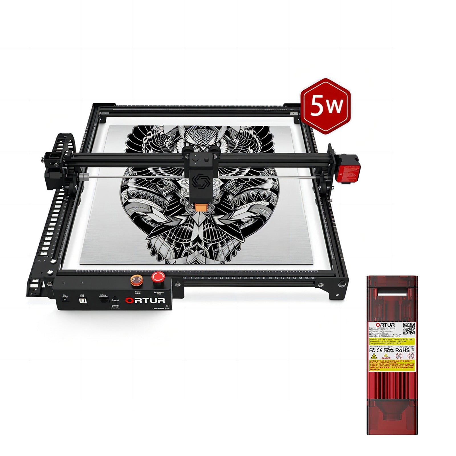 Ortur LM2 Pro S2 Laser Engraving & Cutting Machine 15,000mm/min (5W)