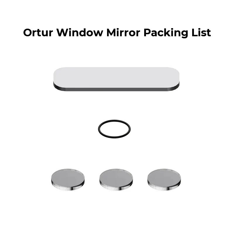 Ortur Window Mirror for LU3-40A & LB4-20W & LU3-20A/20B & LU2-10A Laser Modules