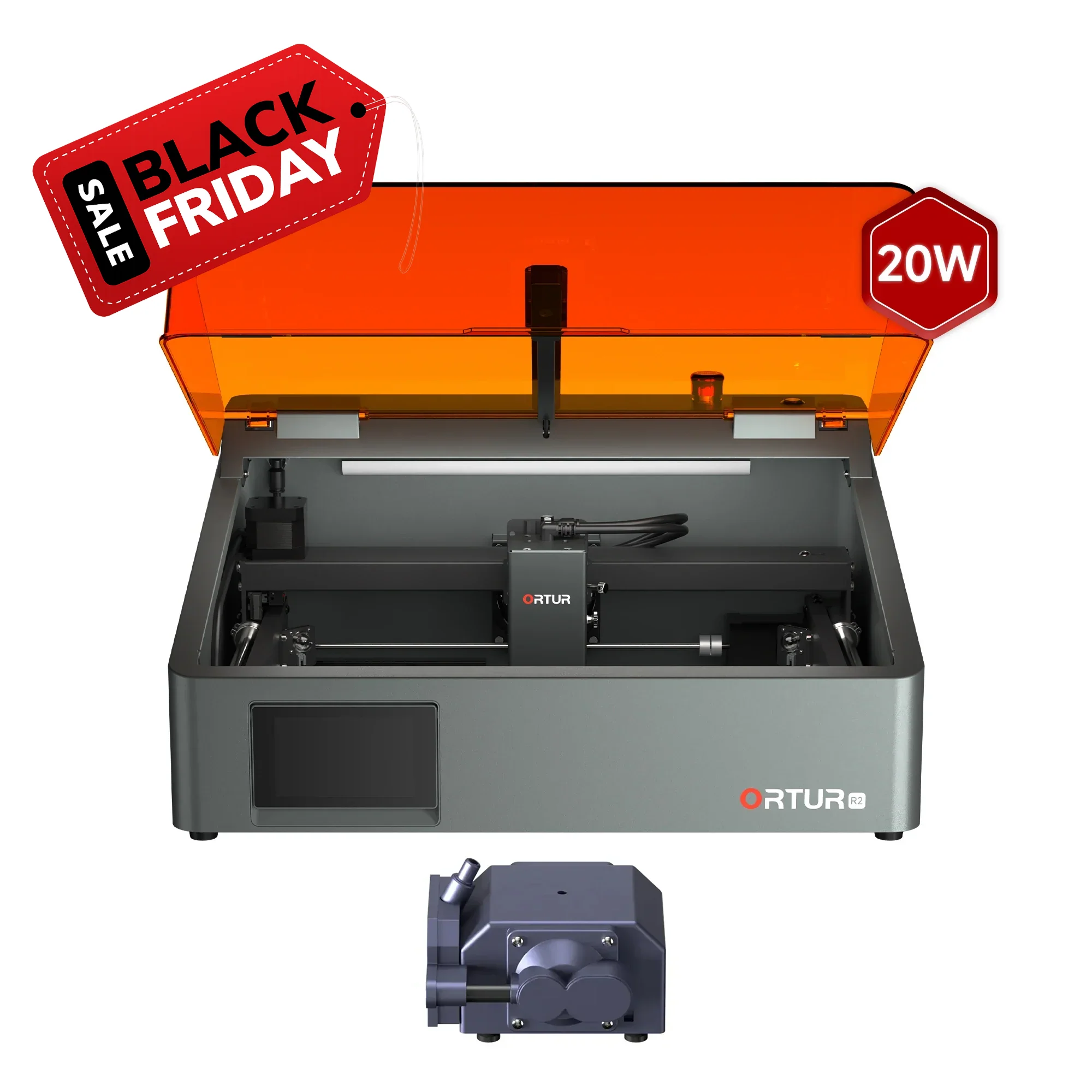 Ortur R2 Smart Laser Engraver 1.3W IR/10W/20W